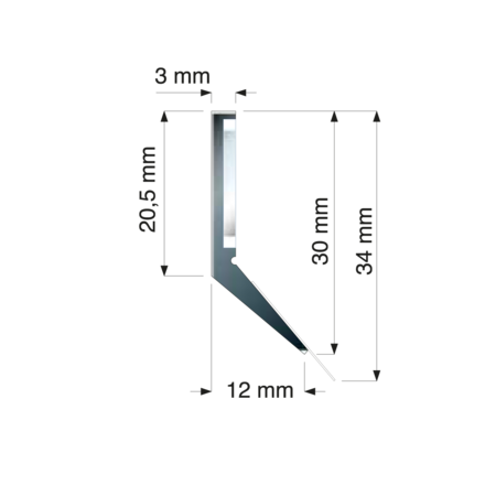 Raclor pentru ghidaje FBA-V flex P30
