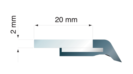 Raclor pentru acoperitoare telescopice TSA-8/20x2