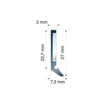 Raclor pentru ghidaje FBA-V flex SP27