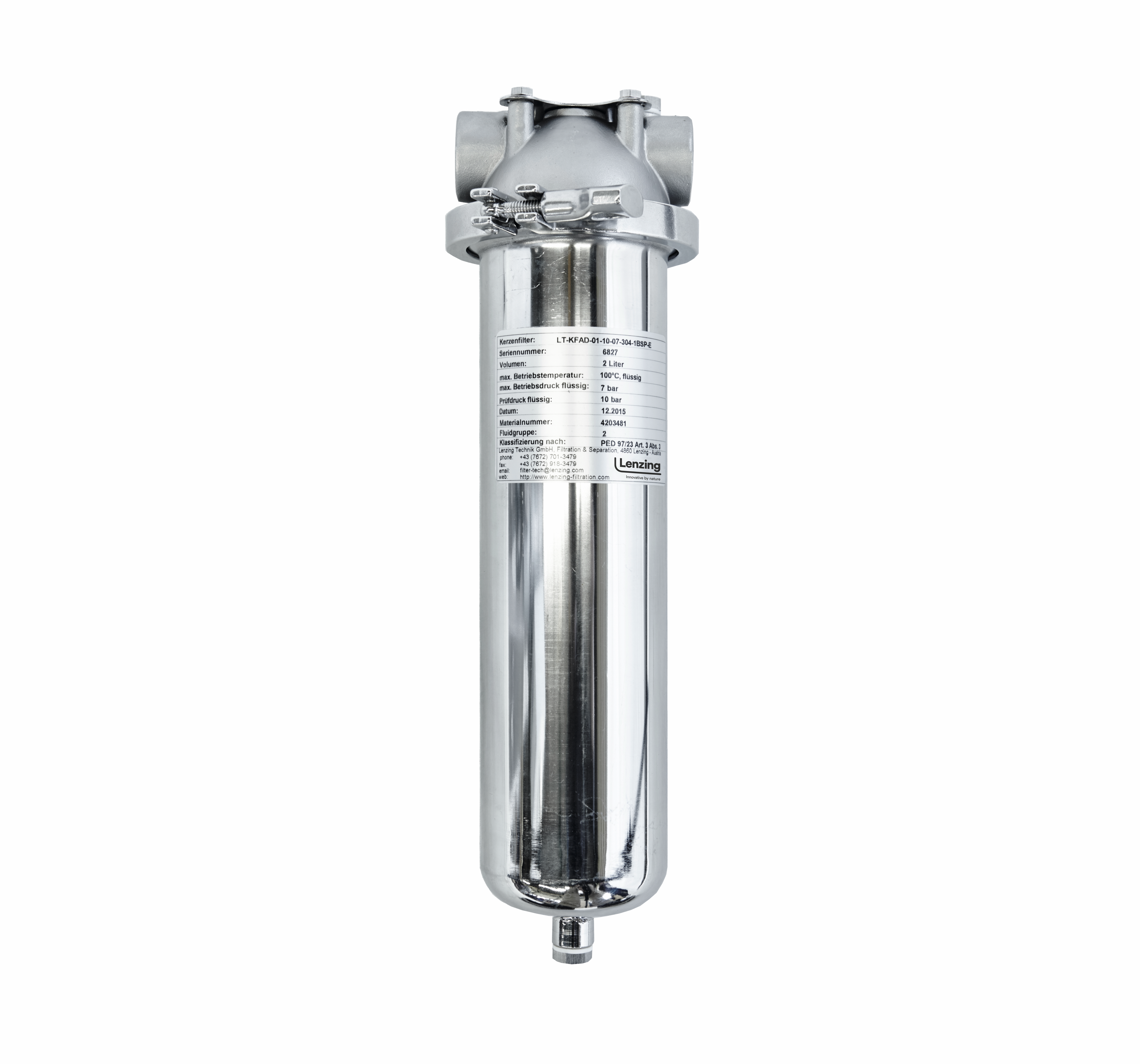 Carcasa pentru cartuse filtrante, tip KFAD