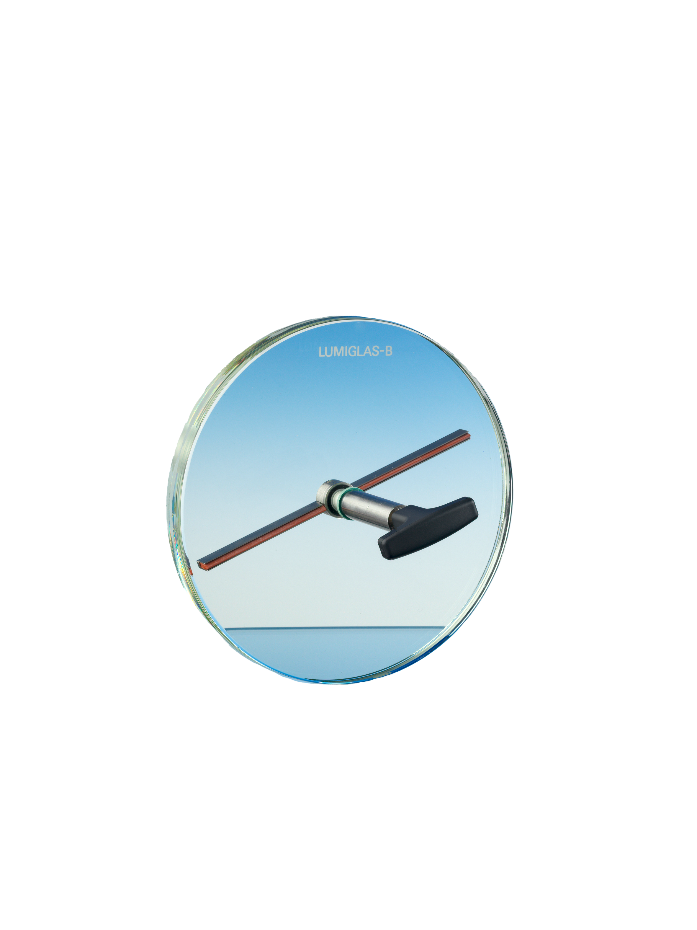 Sticle tehnice rotunde cu orificiu central