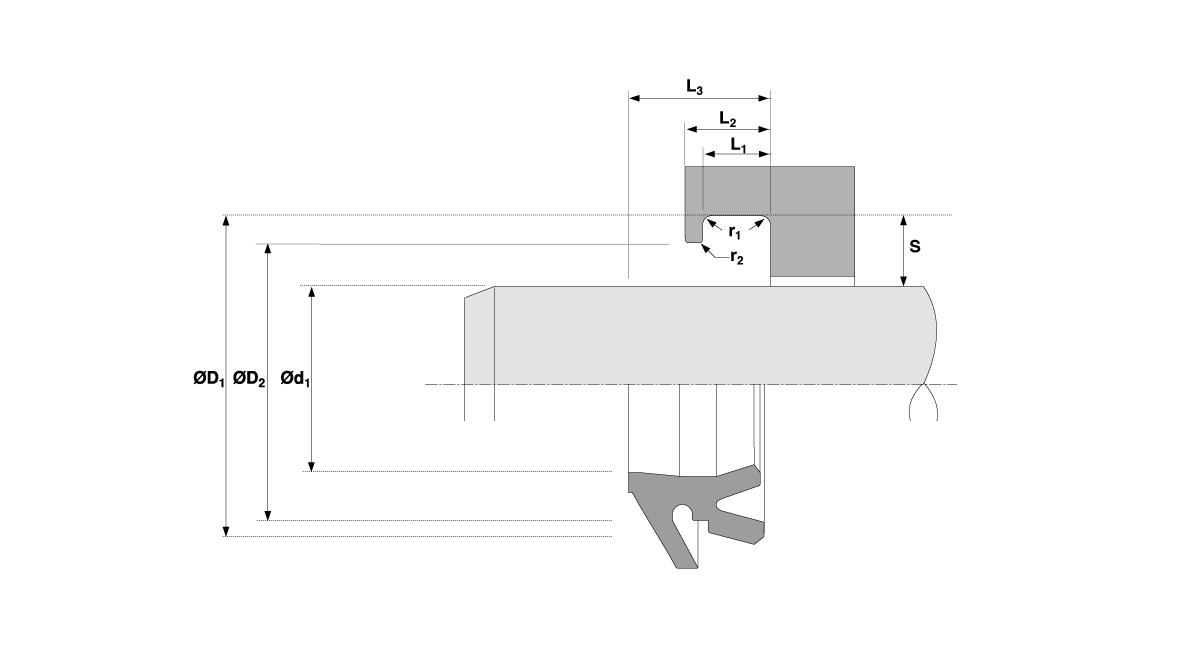 Dimensiunile si geometria spatiului necesar pentru montarea raclorului A844