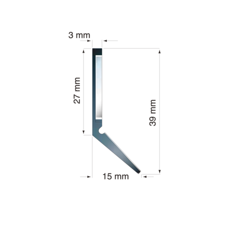 Raclor pentru ghidaje FBA-V flex P39