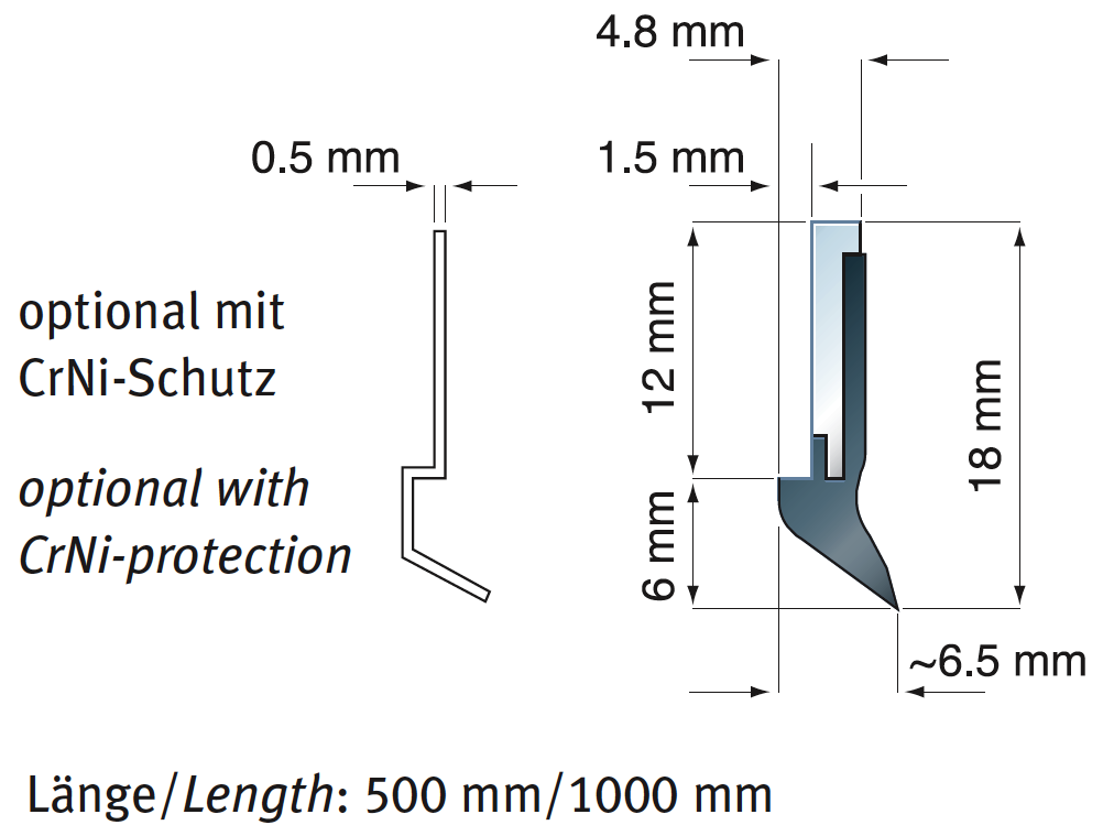 Raclor pentru acoperitoare telescopice TSA-12