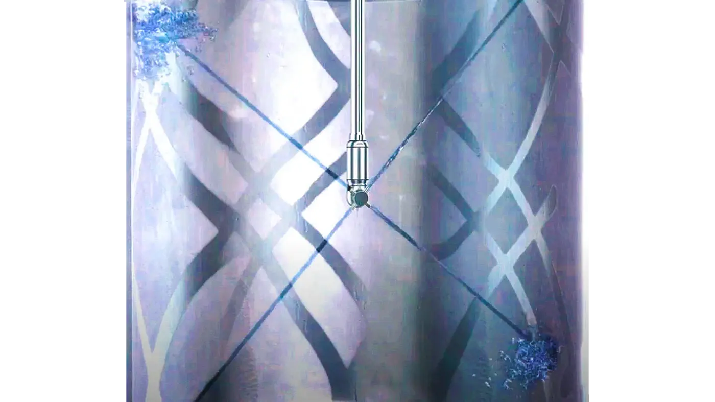 Mod de functionare al duzelor din seria MeshClean 5T2-5T3