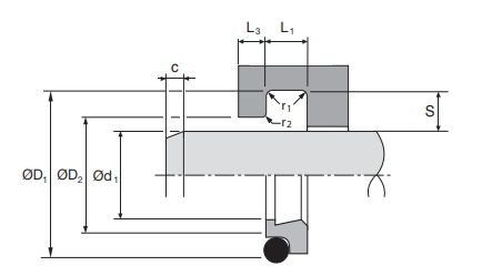 Dimensiunile si geometria spatiului necesar pentru montarea raclorului A116
