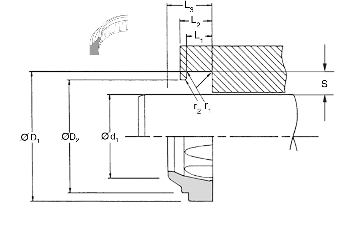 Dimensiunile si geometria spatiului necesar pentru montarea raclorului A834