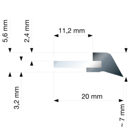Raclor pentru acoperitoare telescopice TSA-11R5